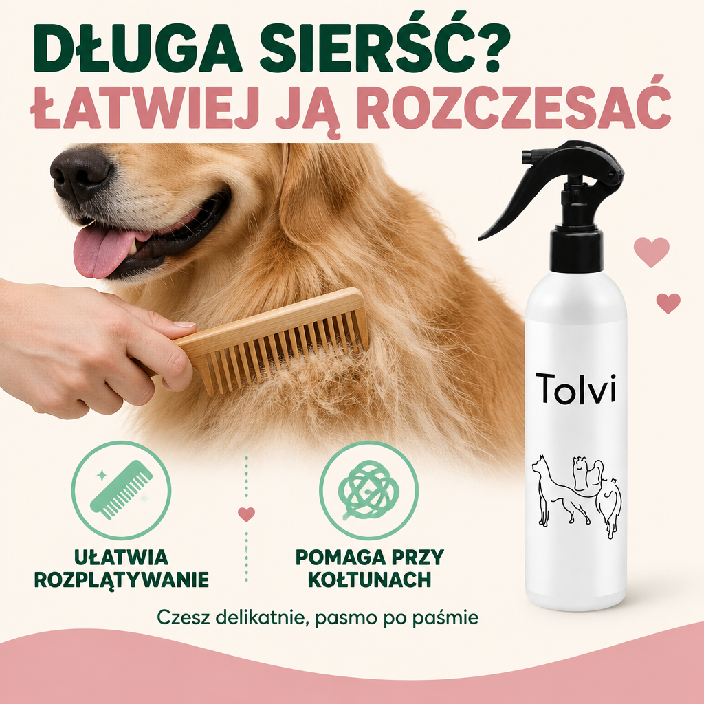 Spray do rozczesywania sierści dla psa i kota 250ml